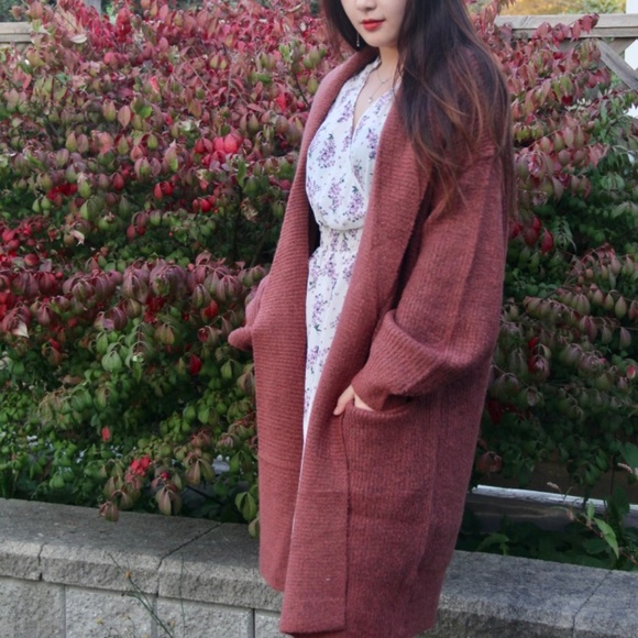 Soft cozy wool open cardigan - Picture 3 of 8